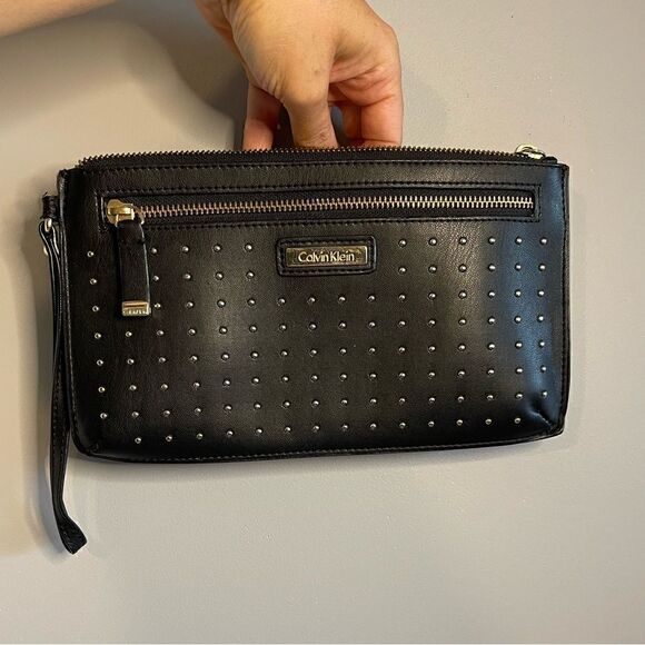 Calvin Klein Studded Clutch/Wristlet - Picture 3 of 12